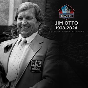 Pro Football Hall of Famer Jim Otto, undisputedly the best center in the history of the AFL, died May 19, 2024, at the age of 86.