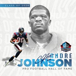 2024 Pro Football Hall of Fame Inductee Andre Johnson